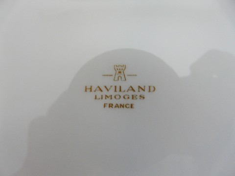 Haviland Limoges Porcelain Pompadour Plate 416